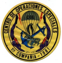 Bolivian Army 1981 Centro de Operaciones Especiales Special Forces Plast... - $10.00
