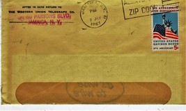 U. S. stamps  - 5 cent Stamped Envelop Canceled 1967 - £2.20 GBP