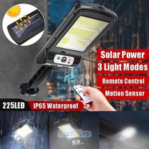 225 Led Motion Sensor Solar Street Light Outdoot Garden Backyard Patio W... - £33.40 GBP