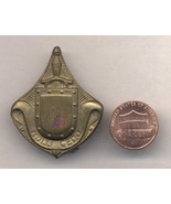 Vintage WWII Netherlands Holland &quot;Nulli Cedo&quot; Brass Infantry Insignia Pi... - $8.00