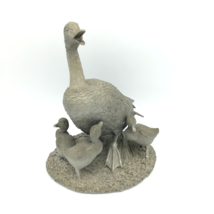 FRANKLIN MINT Gosling Time by Robert K Davis -vtg 1979 pewter goose sculpture - $60.00