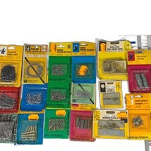 Vintage Mixed Lot Of 17 New Old Stock Hardware Screws Hangers Washers Bolts Lot1 - $71.24