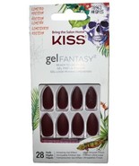 KISS Gel Fantasy Halloween 28 Nails MATTE WINE #78963 (Limited Edition/New) - $20.33 CAD