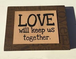  32509T  Love with Keep us Together Box Sign  - £6.35 GBP
