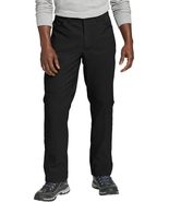 Eddie Bauer Men&#39;s Fleece Lined Tech Pants Black 40x32 Water Repellant UP... - £26.37 GBP