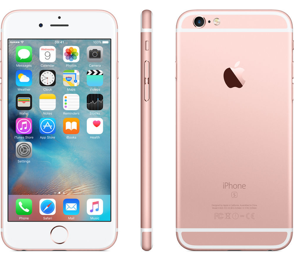 Apple iPhone 6s unlocked rose gold 16gb 1.8ghz 4.7" HD screen ios15 Smartphone