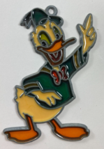 Vintage 5 in Donald Duck Stained Glass Window Hanger Suncatcher Ornament - £13.42 GBP