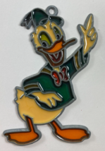 Vintage 5 in Donald Duck Stained Glass Window Hanger Suncatcher Ornament - £13.18 GBP