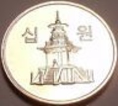 Gem Unc South Korea 2009 10 Won~Pagota - £2.45 GBP
