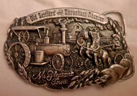 1981 Old Settlers and Threshers Reunion Aultman Tractor Midwest Belt Buc... - £18.67 GBP