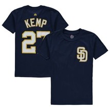 Majestic Men&#39;s Matt Kemp #27 San Diego Padres Short Sleeve T-Shirt, Navy... - £13.93 GBP
