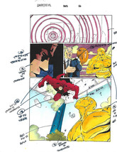 Original 1997 Daredevil Color Guide Art Page: DD 365 Marvel Comics Artwo... - $68.59