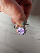Disney Grape Soda Bottle Cap Pin Ellie Badge - Tiny - Pixar UP - £10.94 GBP+