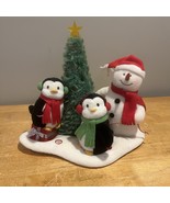 Hallmark Jingle Pals Very Merry Trio Singing Light Up Snowman Penguin Tr... - $40.60 CAD