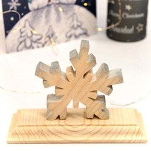 Wooden Snowflake Christmas Decoration - £27.04 GBP