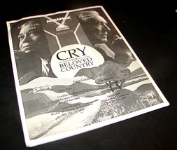 1995 Cry The Beloved Country Movie Press Kit Production Notes Handbook Pressbook - £10.38 GBP