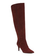 VINCE CAMUTO Suede Seselti Wide Calf Tall Shaft Boots - Size 7 - Sable Brown - £71.36 GBP