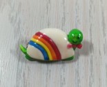 small vintage turtle rainbow pin made Taiwan brooch  - $13.50