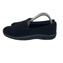 Skechers Reggae Fest Willows Relaxed Fit Slip On Comfort Black Shoes Wom... - $34.64