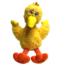 Gund Big Bird Plush Sesame Street Yellow Stuffed Toy Striped Legs 2005 43701 12&quot; - £11.84 GBP