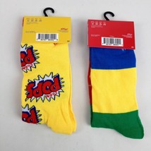 (Lot Of 2) Froot Loops &amp; Corn Pops Print Novelty Crew Socks  Men’s Size ... - $12.86