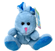 Goffa Blue Easter Bunny Rabbit Plush - £10.83 GBP