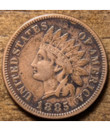 1885 Indian Head Cent Penny Extra Fine XF Details Cleaned - £49.69 GBP