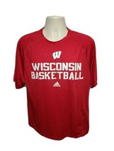 Adidas University of Wisconsin Basketball Adult Medium Red Jersey - $19.80