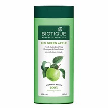 Biotique Bio Green Apple Fresh Daily Purifying Shampoo Conditioner 180ml - $13.63