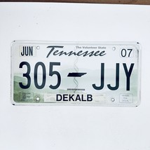 2007 United States Tennessee Dekalb County Passenger License Plate 305 JJY - £14.85 GBP