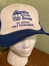 Vintage Chuck&#39;s Steak House 1st Annual Golf Tournament Trucker Hat Snapback - $19.50