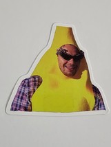 Person in Banana Costume Funny Multicoklor Sticker Decal Awesome Embellishment - £1.83 GBP
