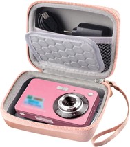 Carrying &amp; Protective Case For Digital Camera, Abergbest 21 Mega, Rose Gold - £31.38 GBP