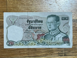 1981 - Bank Of Thailand - 20 Baht Banknote, Excellent Condition - £7.36 GBP