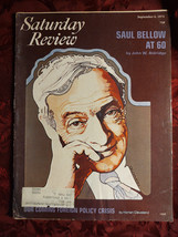 Saturday Review September 6 1975 Saul Bellow Harlan Cleveland Alejandro Orfila - £6.92 GBP