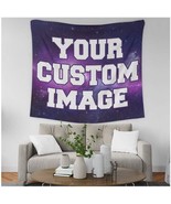 Personalized Photo custom Art Tapestry Wall Hanging Pattern Blanket Home... - £10.79 GBP+