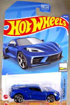 2022 Hot Wheels #106 Factory Fresh 3/10 2020 CORVETTE Blue w/Chrome Pr5 Spokes - £6.07 GBP