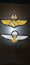 Marine Silver Color Wings, Honorary Gold Color Thai air force Handmade Magnets - £52.26 GBP