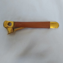 Donatus  Solingen Brown leather handle cigar cutter and box opener - $123.75