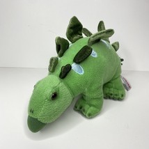 Stegosaurus Aurora Baby Dinosaur Plush Green Stuffed Animal Toy Dino 12&quot; - £9.54 GBP