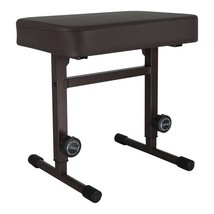 Keyboard Bench Piano Stool T Style Brown Thick Padded Cushion Seat | Hei... - $1,320.18 MXN