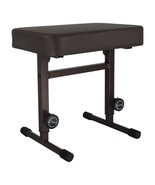 Keyboard Bench Piano Stool T Style Brown Thick Padded Cushion Seat | Hei... - €60,30 EUR
