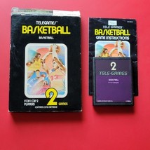 Basketball Atari 2600 7800 Atari Sears Retro Game Box Manual - £13.18 GBP