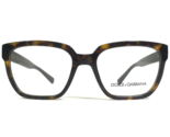 Dolce and Gabbana Eyeglasses Frames DG3282 502 Polished Brown Tortoise 5... - £85.46 GBP