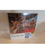 Coloruxe 1000 Pc Puzzle Carousel Dark Horse Sealed New LotP - £11.57 GBP