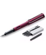 Lamy AL-Star Fountain Pen Black Purple, 29F + 5 Black Ink Cartridges - *... - $41.10 CAD