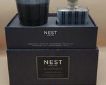 Nest Wilderness Charcoal Wood Petite Candle &amp; Diffuser | 127g &amp; 40ml - £44.38 GBP