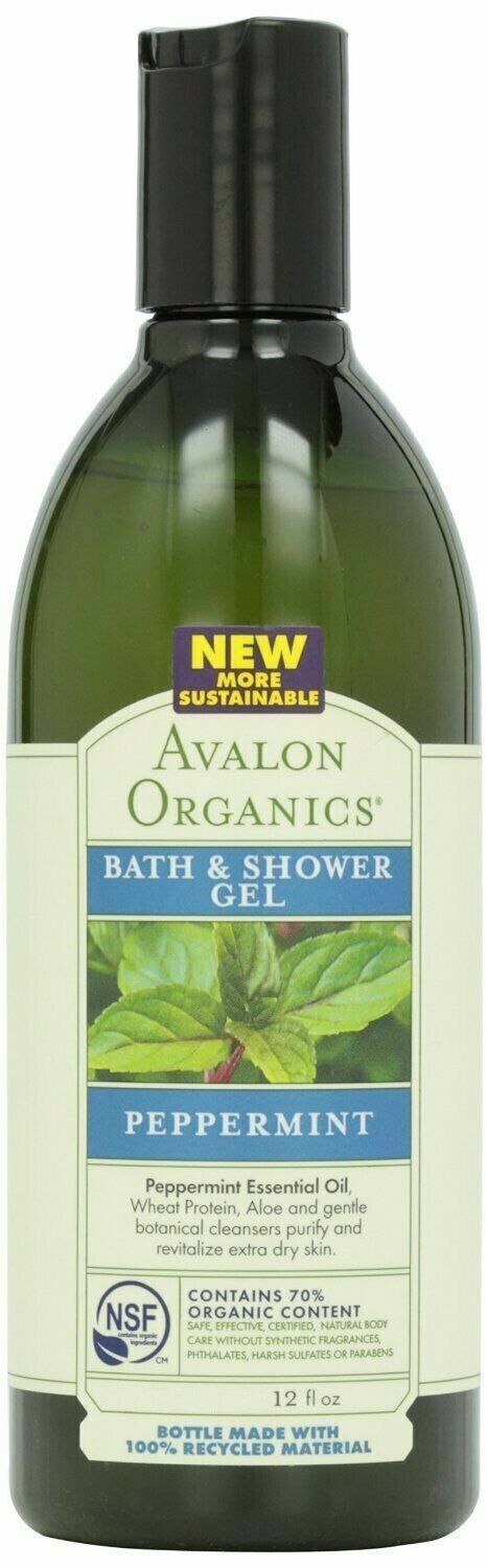 Avalon Organics Bath and Shower Gel Peppermint - 12 fl oz - $16.56