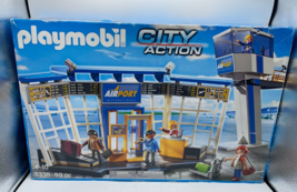 Playmobil #5338 City Action Airport Control Tower Playset &amp; Figures New Sealed - £90.90 GBP