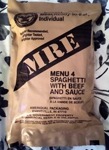 Meal Ready to Eat MRE  Menu Item 4 Spaghetti with Beef and Sauce - £19.64 GBP